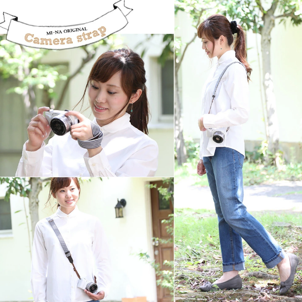 Mi-na Camera Strap American Hickory